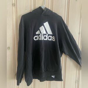 Adidas Black Hoodie - Big and Tall